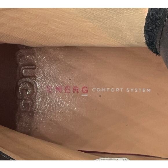 UGG Magnusson Black Leather & Suede Comfort VTG Style Lace Up Boots Mens Size 12 - Picture 13 of 13